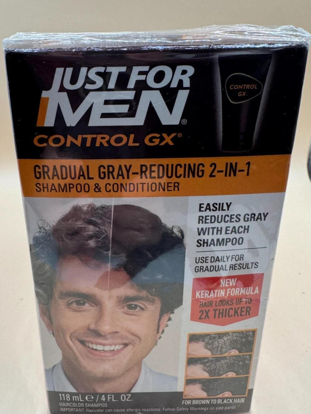 **SOLD** Just For Men Control GX Gradual Grey Reducing 2-in1